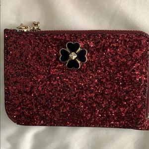 Kate Spade glitter wallet